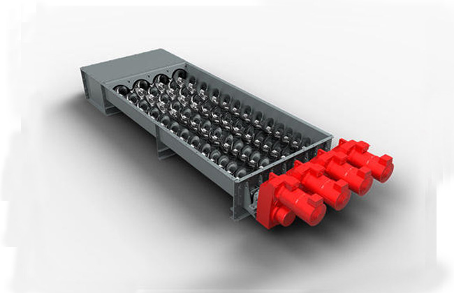 兩無軸葉片旋向相反,抗纏繞、不堵料
