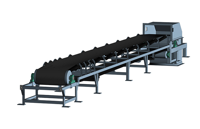采用了結構緊湊、剛性好、強度高的三角形機架，機架部分、中間架和中間架支