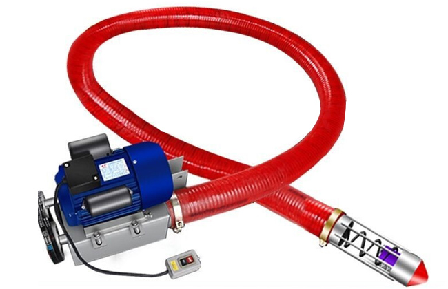 用于輸送玉米顆粒的小型輸送機器，適用于中小型農(nóng)場和下鄉(xiāng)流動收糧食