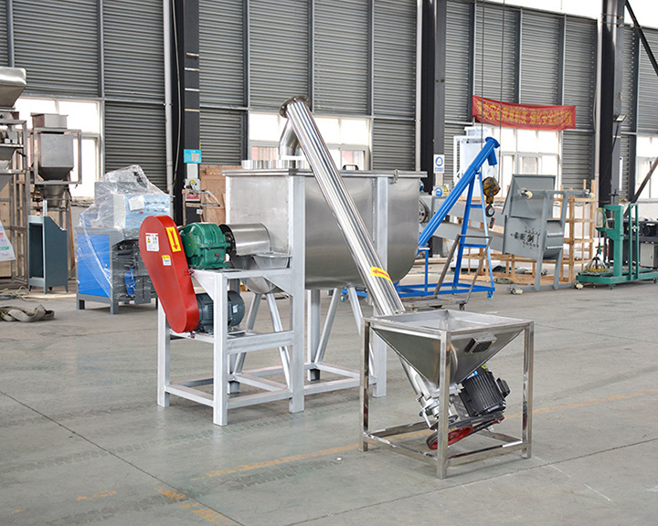 螺旋軸與吊、頭、尾軸承嵌入連接