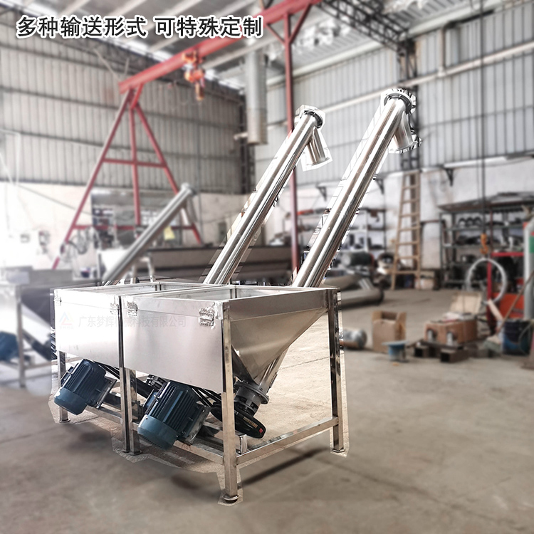 不銹鋼螺旋輸送機可“量身定制”，多種輸送形式