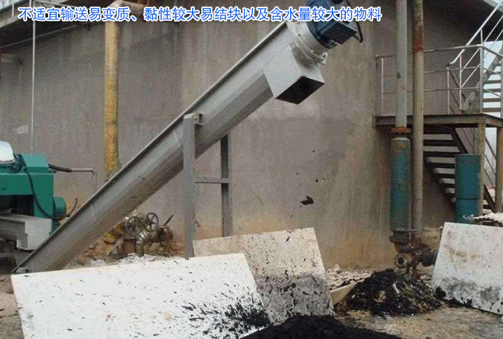 U型螺旋輸送機(jī)主要用于輸送小顆粒狀、粉狀、小塊狀物料，不適宜輸送易變質(zhì)、黏性較大易結(jié)塊以及含水量較大的物料。